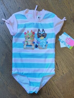 Girls Bluey One-Piece Swimsuit